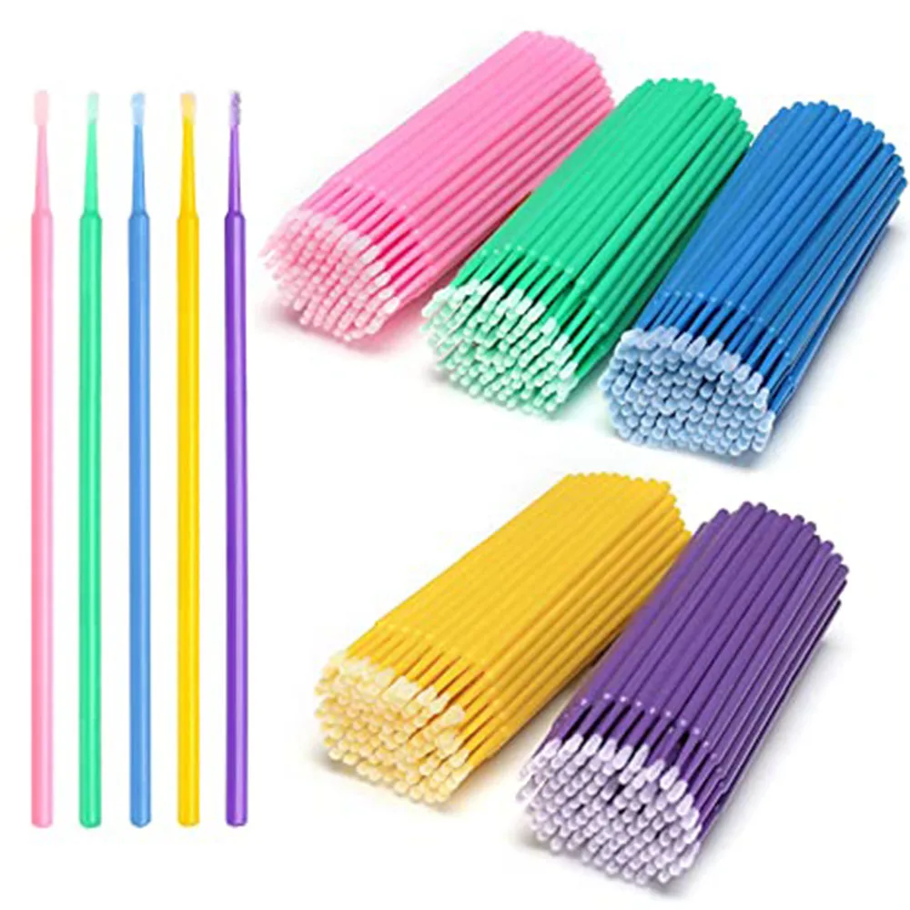 40pcs/bottle Dental Disposable Micro Brushes Applicators Micro Brush Dentistry Odontologia