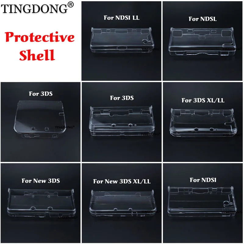 Custodia Protettiva In Plastica Trasparente Per Gba Sp Ndsl Dsi Ndsi Xl 3Ds Xl Nuova Console 3Ds Xl Ll