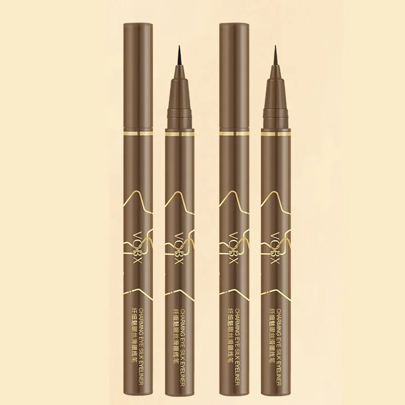 Brown Liquid Eyeliner Lasting Waterproof Sweatproof Eyeliner Lying Silkworm Pen Natural Eyes Makeup Women Beauty Cosmetics Cheap 2