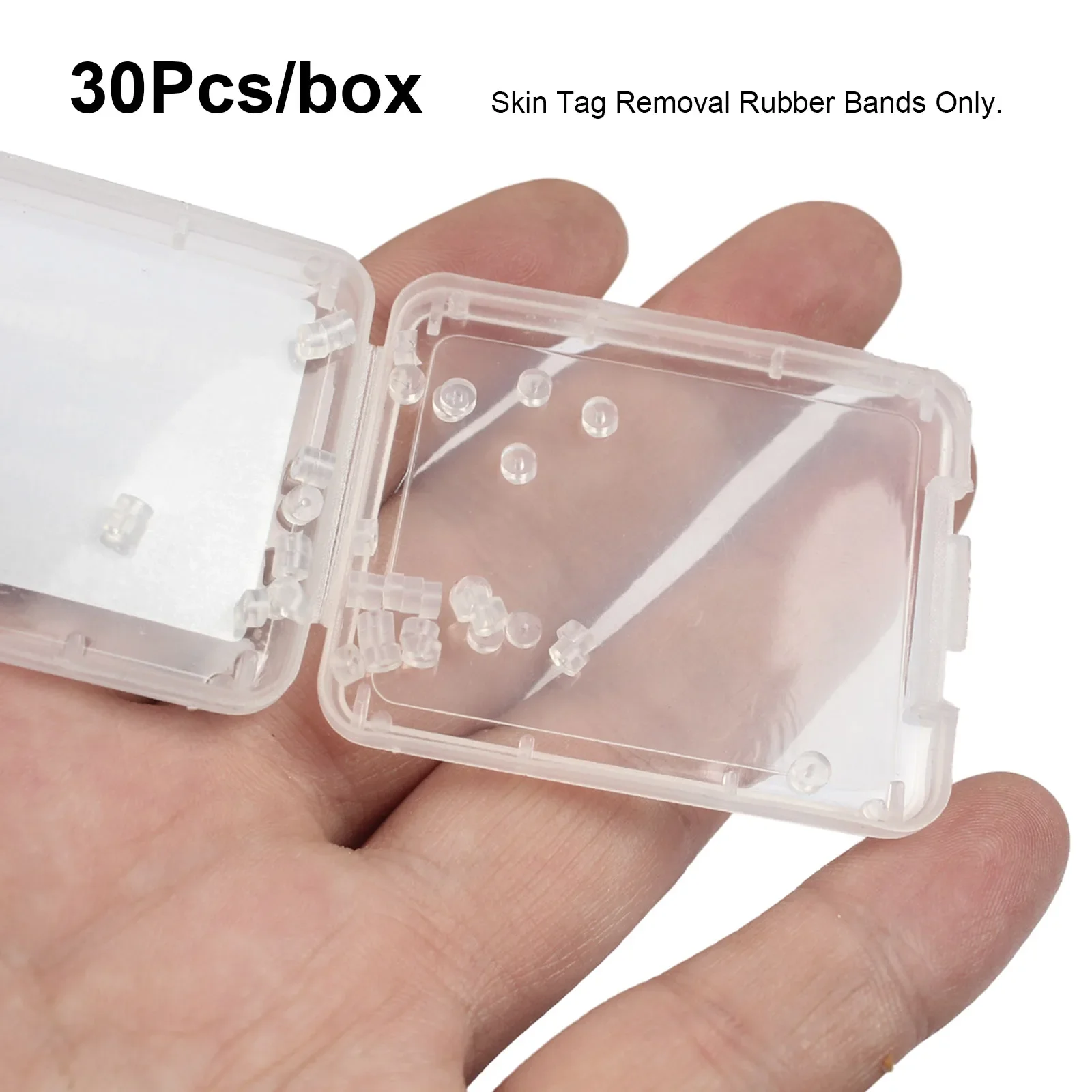 1-5mm/4-9mm Remove Skin Tag Shrink Rubber Ring 30pcs/box Non Toxic Health Beauty Skin Care Tools Tag Removal Mole Wart Removal