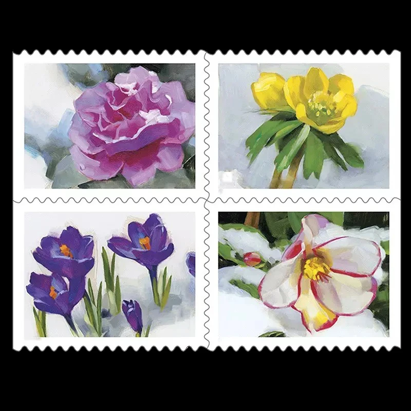 

Snowy Beauty Stamps 2022 Unused Postage with Post Mark for Collecting