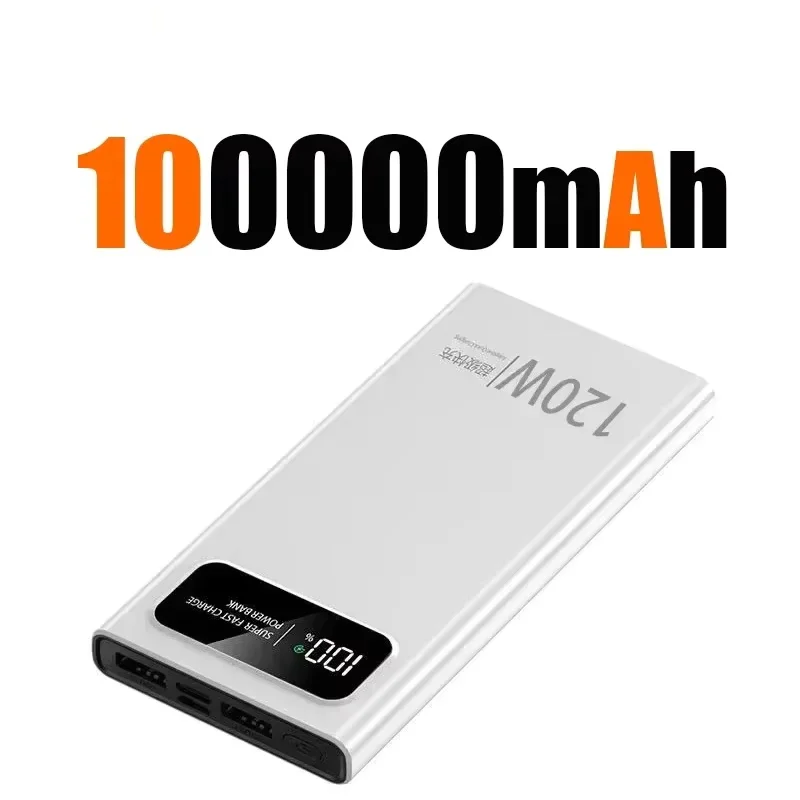 White 100000mAh