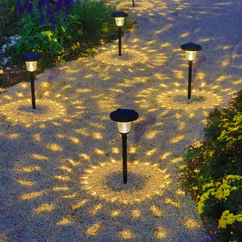 

Solar Garden Lights Solar Led Light Outdoor RGB Color Changing Solar Pathway Lawn Lamp for Garden Courtyard Decor Lawn Lamps