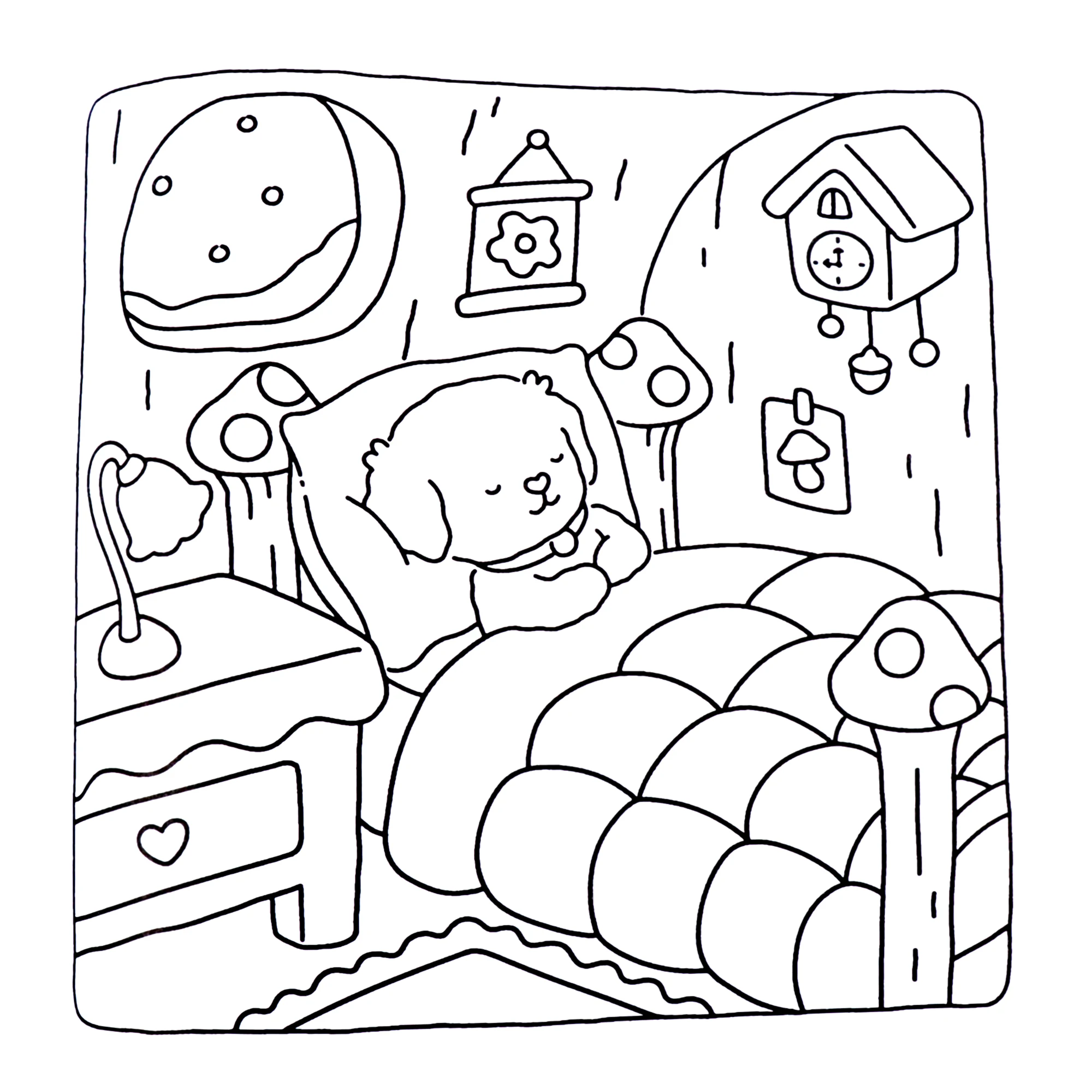 Animal Fairy Tale Coloring Book For Adults And Teens Featuring Cute Animal Life Stories Plush Friends Coloring Book 5