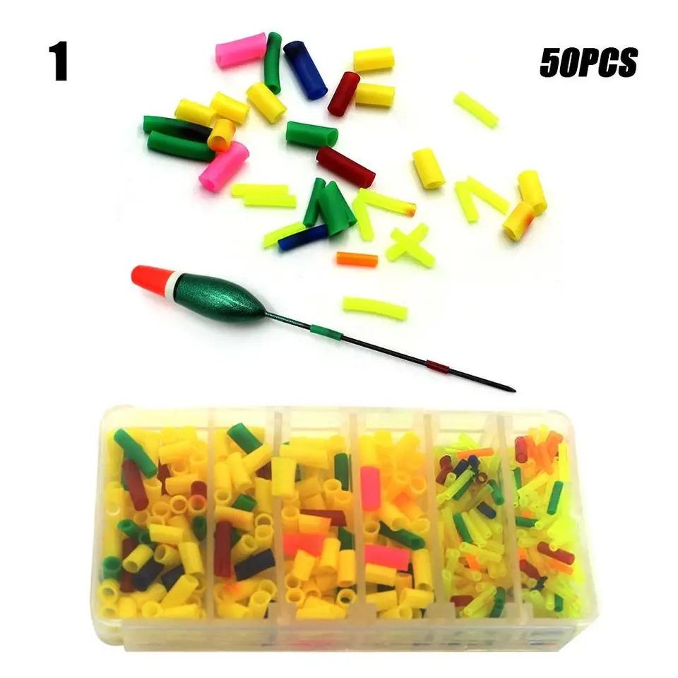 Scatola Gomme Galleggianti Per Palo Silicone - Assortito Per Attrezzatura Carpa - Pesca UK (anglerholics)