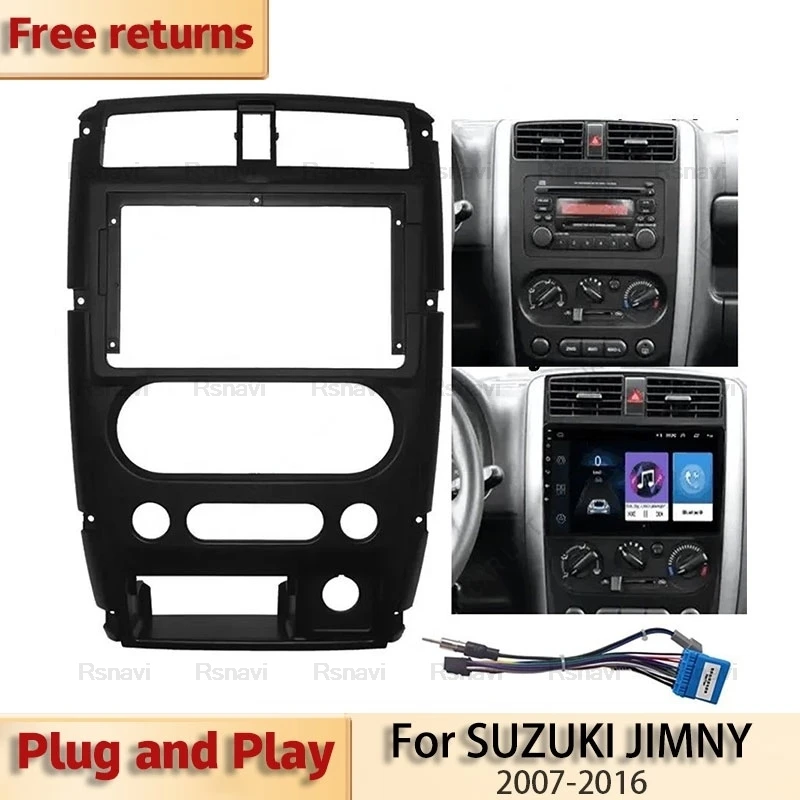 

Автомобильная магнитола для SUZUKI JIMNY (9 дюймов) 2007-2016, облицовка, Android, GPS, MP5, стереоплеер, 2 Din, установка на панель приборной панели