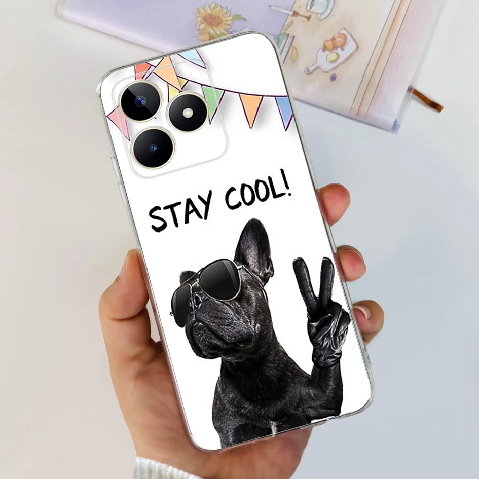 Cute Cartoon Soft Silicone Bumper Phone Case - Fun Protective Back Cover
