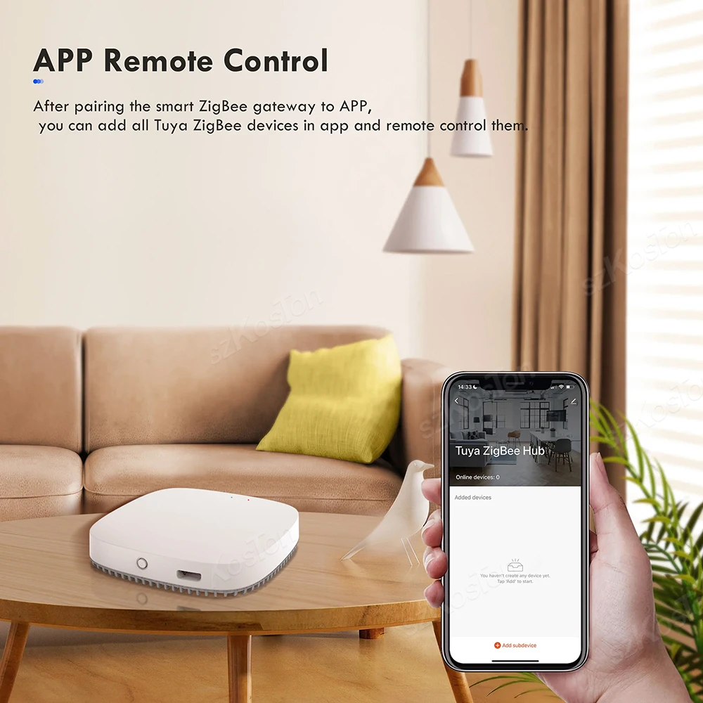 Tuya Smart Wired / Wireless Zigbee 3.0 Gateway Hub Bridge Smart Life APP Automation Device Voice Remote Control for Alexa Google zigbee gateway smart gateway