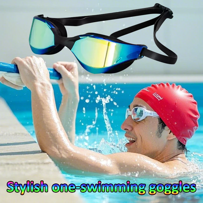 Professional high-definition anti fog and waterproof swimming goggles for men and women-comfortable
