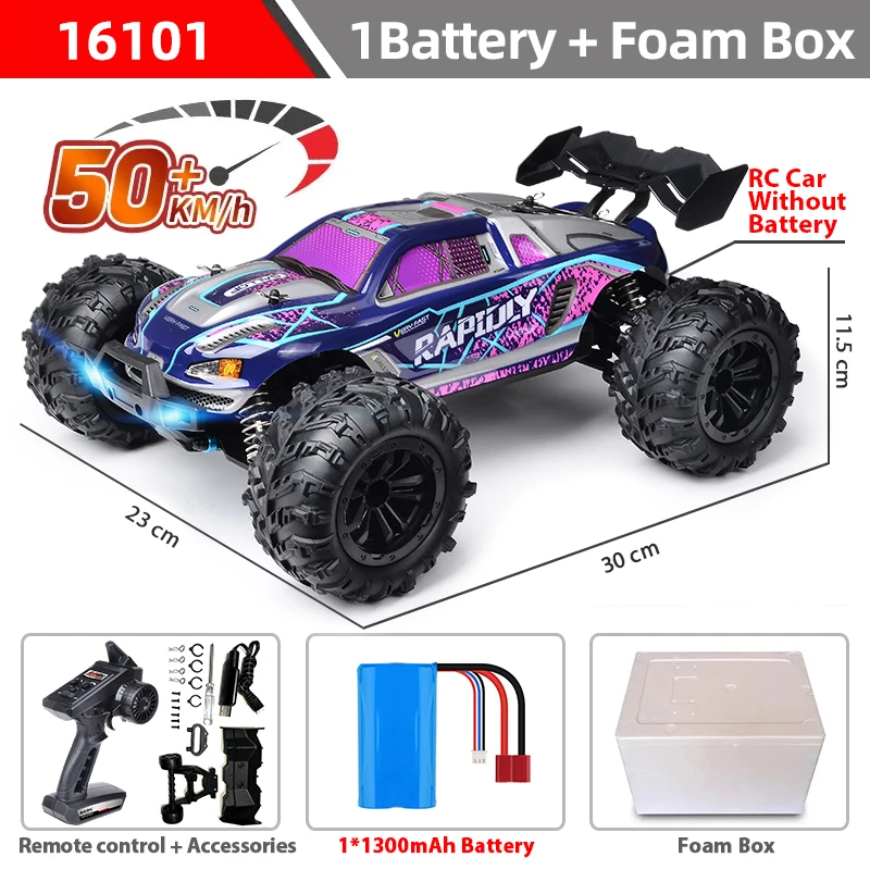 ホビーラジコン 1:16 Brushless RC Car, 70 km/h 1/16 4WD 70KM/h High Speed 2.4G RC Car Brushless Motor