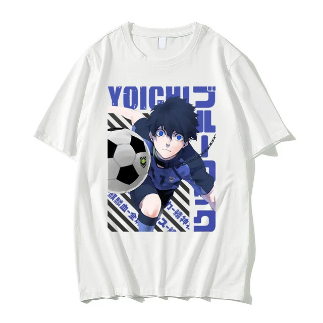 BLUE LOCK Isagi Cosplay Merch T-shirt Men/Women Tshirt Tee