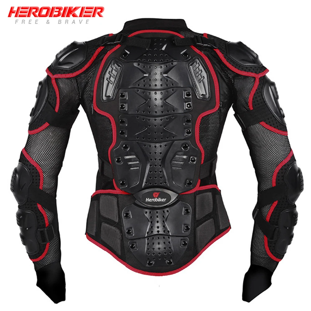 

HEROBIKER Motorcycle Jacket Men Body Armor Motorcycle Armor Moto Motocross Racing Jackets Racing Motorbike Moto Protection S-5XL