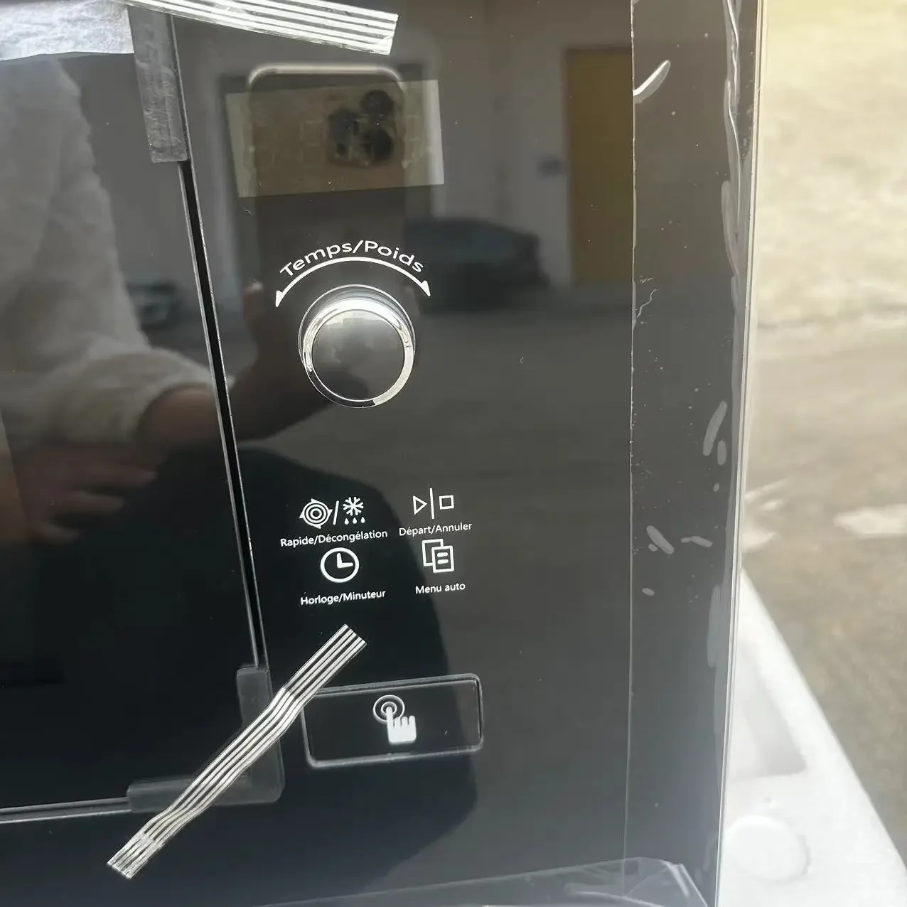 Touchscreen Home Built-In 25 Litre Microwave Oven Black Microcomputerised Fully Automatic Mirror Microwave Oven 5