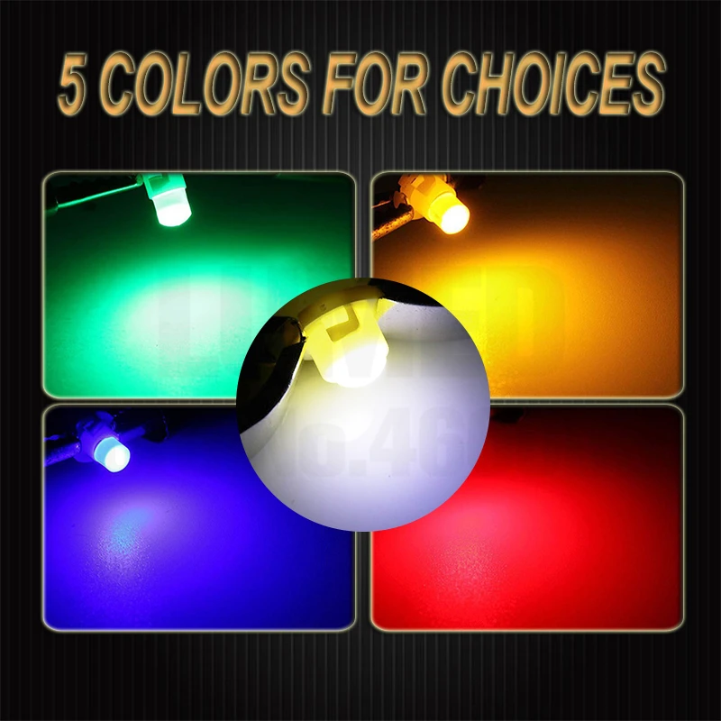 �ڵ��� COB LED ����� ����, ��� ���� ǥ�ñ�, �߾� ���� ����, ���� ����Ʈ, 12V, T3, T4.2, T4.7, 500 ��