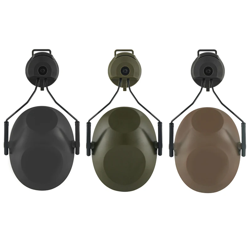 Hunting Ear Protection NRR 21dB Compact Noise Reducing Hearing Protection Slim Shooting Earmuffs Fit for FAST/ACH/MICH