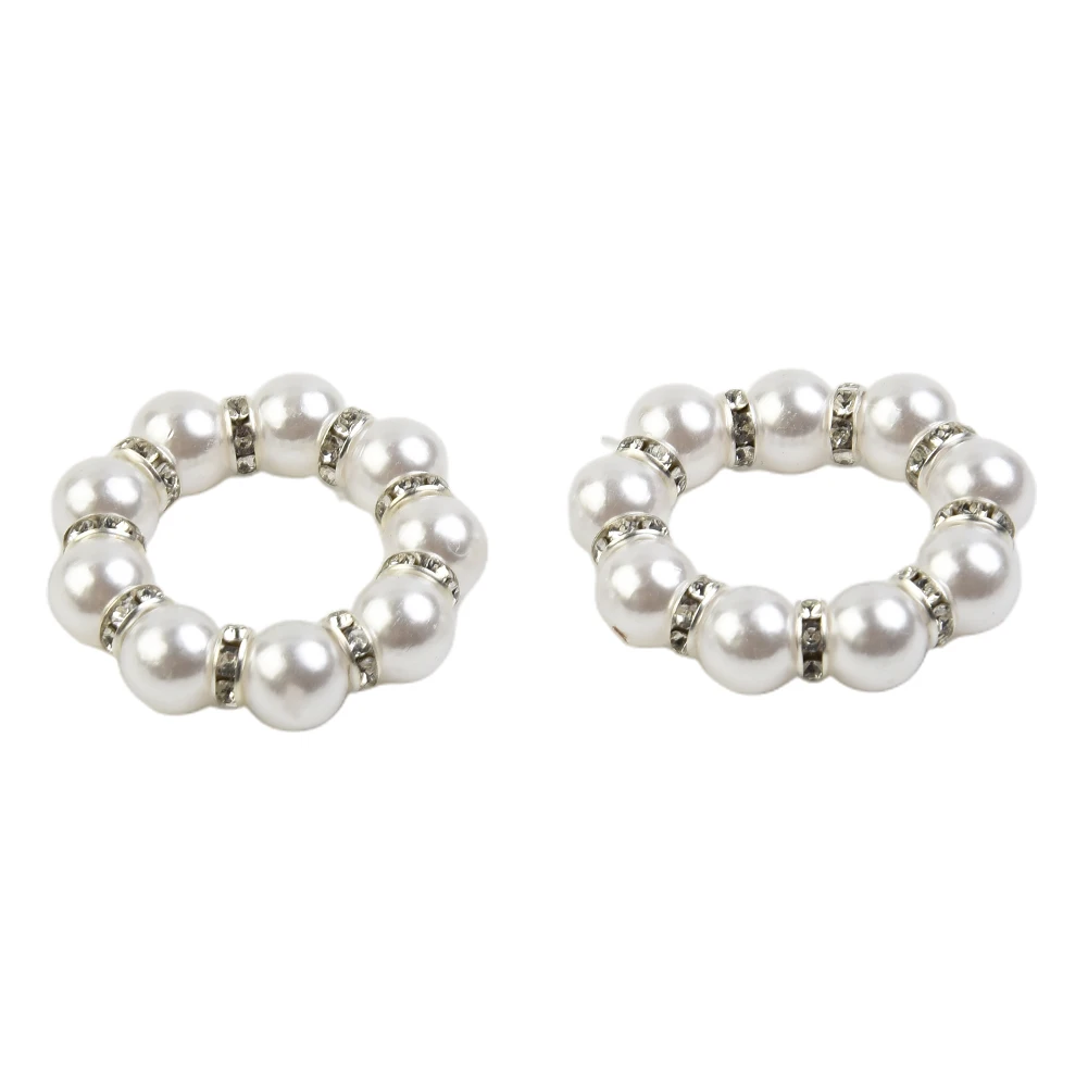 

Napkin Rings Beautiful Pearl Design Napkin Rings – Ideal for Wedding Family Reunion or Home Dining Decor – 12 Pack