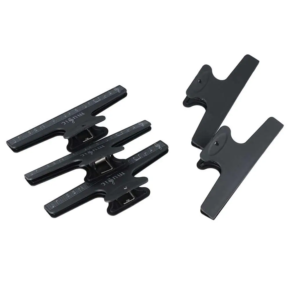 Stationery Musical Instrument Guitar Black Piano Violin Sheet Music Clip Music Score Clips Note Paper Clips Sheet Holder