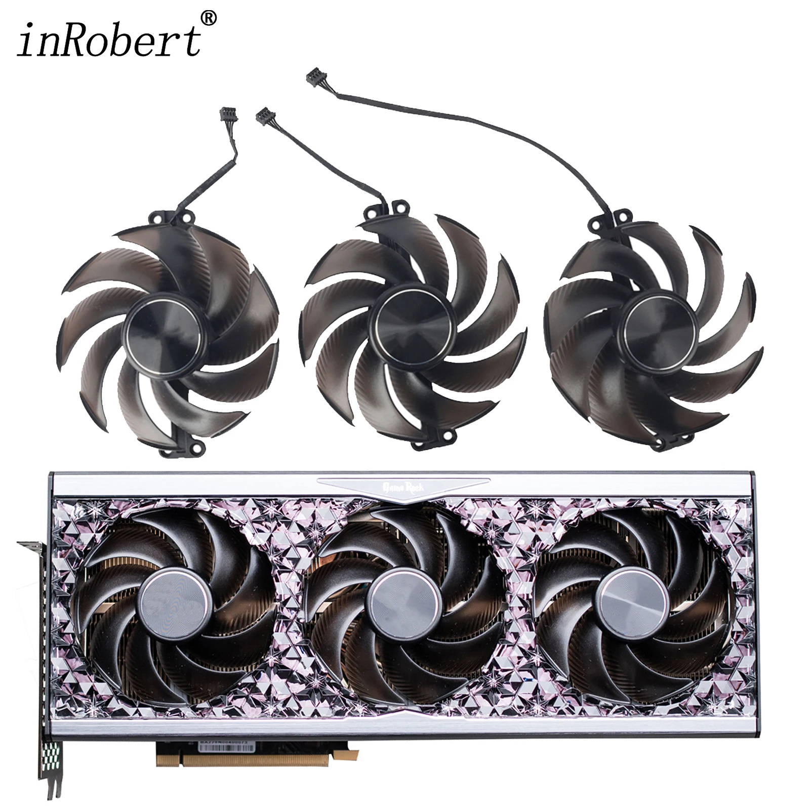 Nuova Ventola Rtx4090 Ventola Di Raffreddamento Della Scheda Video Da 90Mm Per Palit Geforce Rtx 4080 4090 Gamerock Oc Dispositivo Di Raffreddamento D