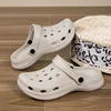 Stock Available 2024 New Large Size Beach Hollow Out Sandals Men's and Women's Garden Shoes Plus Size EVA Sole EVA Strap