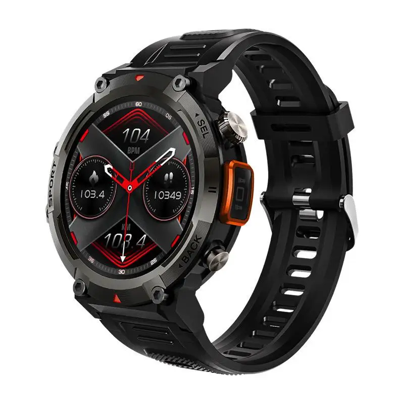 S100 Ke3 Outdoor Smartwatch 1.45-Inch Hd Large Circle Screen Flashlight Information Push Sports Watch