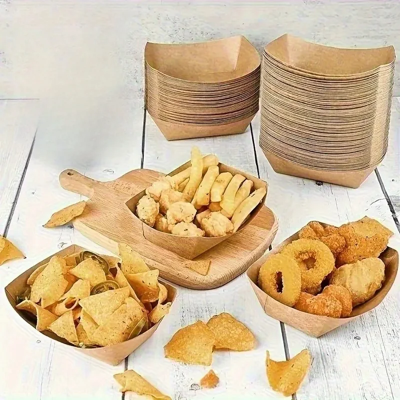 20/50/100 Pack Disposable Food Trays for Parties Festivals Birthday Events Catering Use... - SKU DFT02302 - UGI Packaging