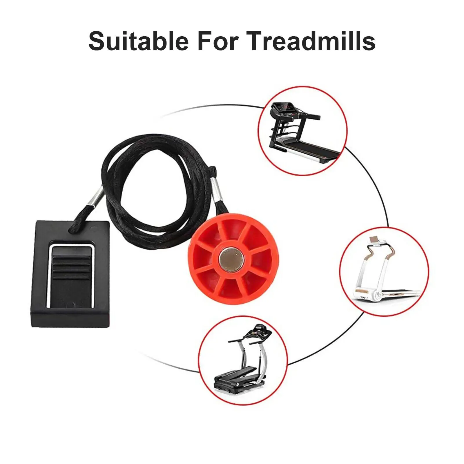 Treadmill Safety Key Universal Running Magnet Security Lock for ProForm Horizon