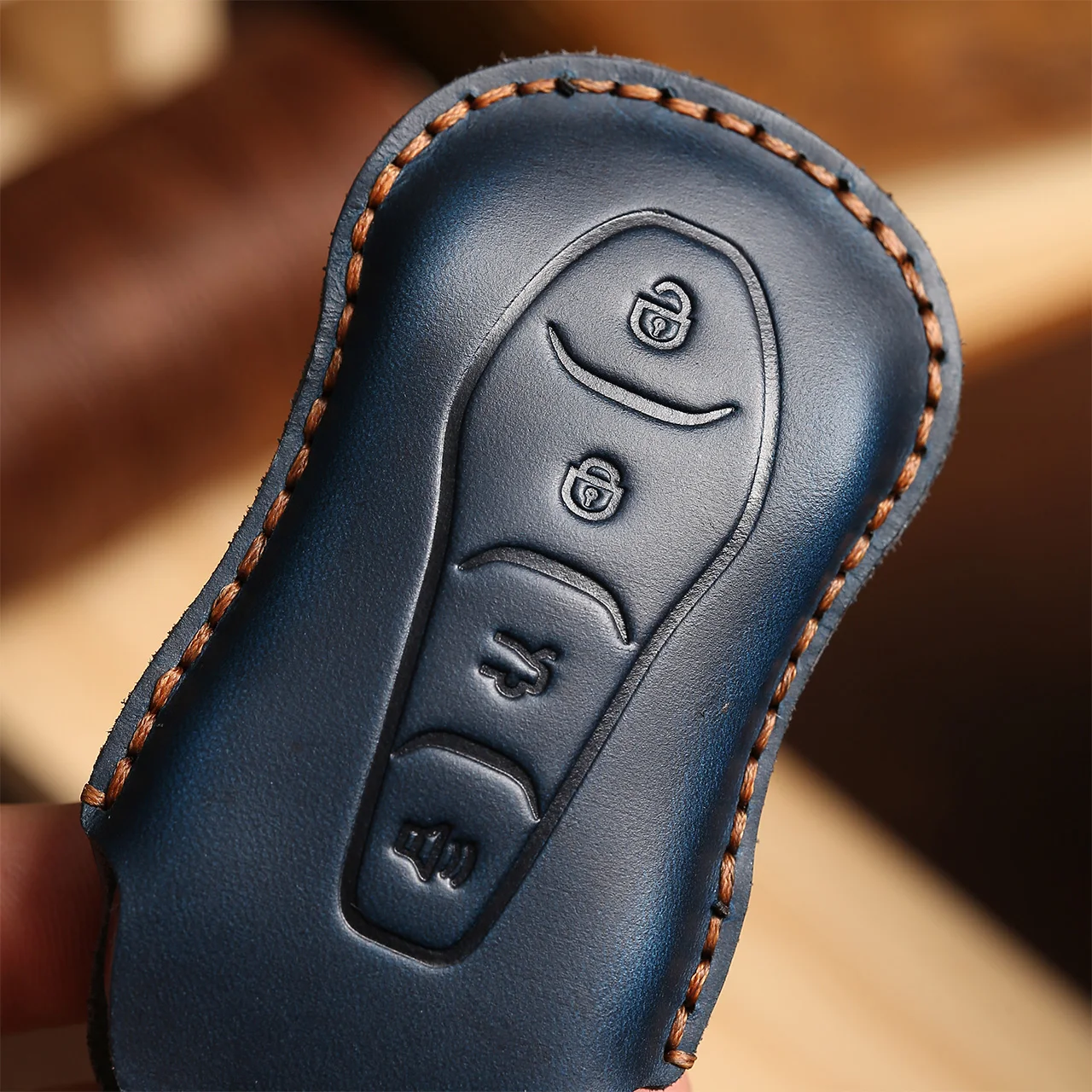 4-Button Car Key Fob Cover Case Protector
