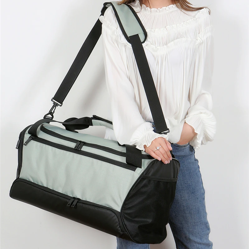 Women's Large Capacity Gym Bag Waterproof Swimming Yoga Bag Portable Sports Weekend Luggage With Print