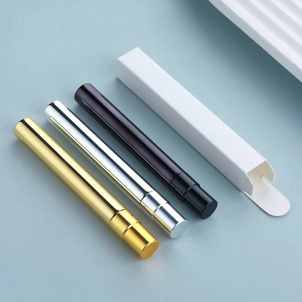 50pcs/Lot Electroplated Glass Perfume Bottles with Square Package Box, Refillable Atomi... - SKU EGPB1547 - UGI Packaging