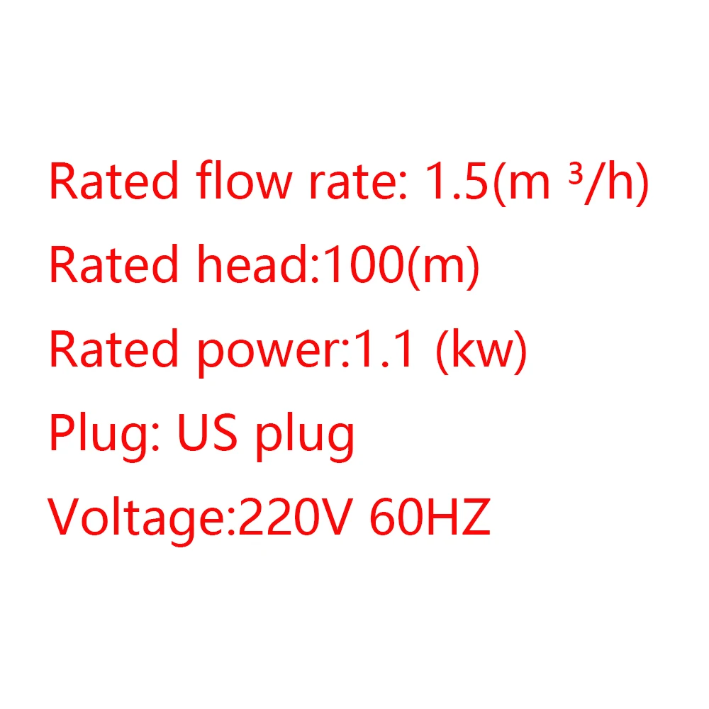 QGDHousehold deep well pump, high head electric pumping pump, stainless steel ve