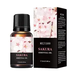 Aromatic Bliss Essential Oil Blend - 10ml Eucalyptus, Lavender, Bergamot, Vanilla, and Peppermint (Cherry Blossom)