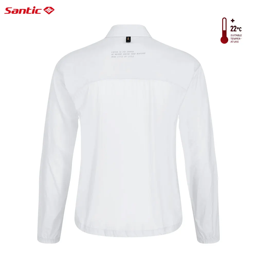 Santic Cycling Jerseys Summer Loose Casual Shirts Outdoor Road Bicycle Biking Clothes Cycling Jerseys Sun Protection Shirts