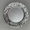European Banquet Plates Plastic Charger For Home Dinner Table Decor Wedding Party Cake Tray Hotel Western Mats 13inch 100pcs 6