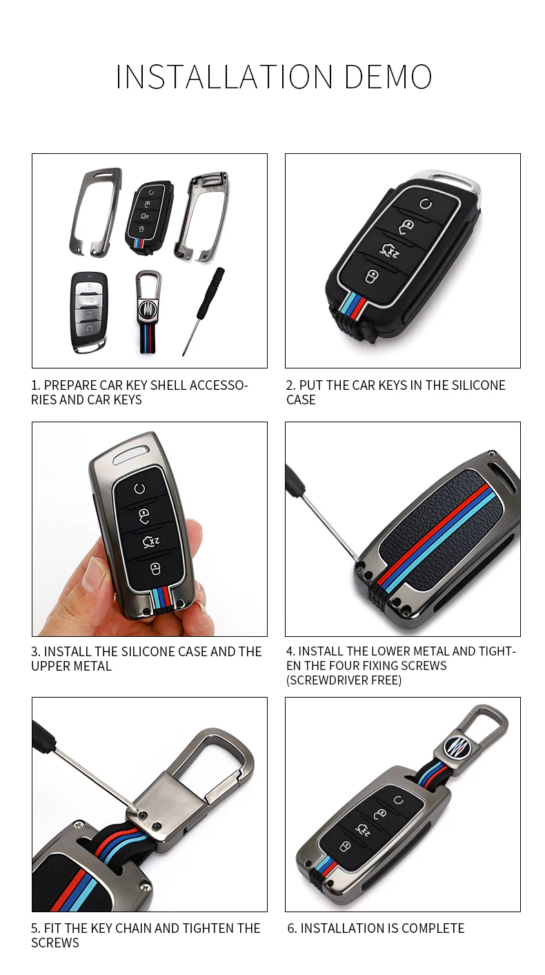 Zinc Alloy Key Holder For Changan CS35 Plus Car Key Cover Case For Changan CS75 PLUS CS85 COUPE CS95 Remote Set Accessories 19 Zinc Alloy Key Holder For Changan CS35 Plus Car Key Cover Case For Changan CS75 PLUS CS85 COUPE CS95 Remote Set Accessories - Se882ca4638144cf6b68a44534570a08eG