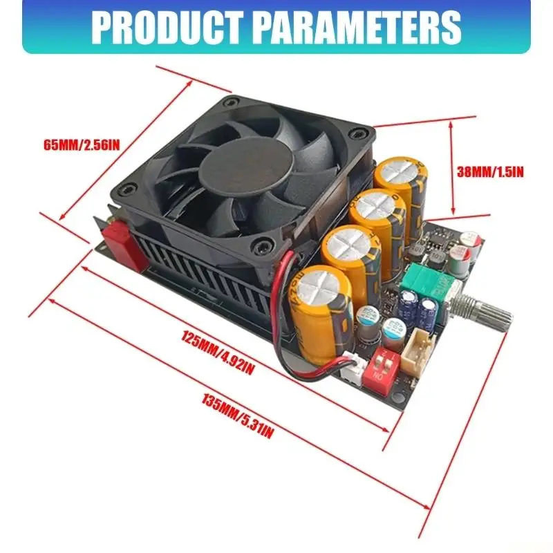 B03F 600W 직업적인 사운드 시스템을 위한 단청 디지털 증폭기 보드 TPA3255 칩
