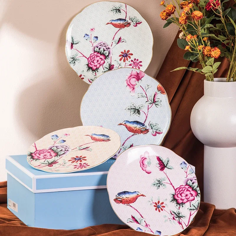 

WEDG WOOD full series cuckoo plates, high-grade bone china dinner plates, household sets, high-grade gift boxes