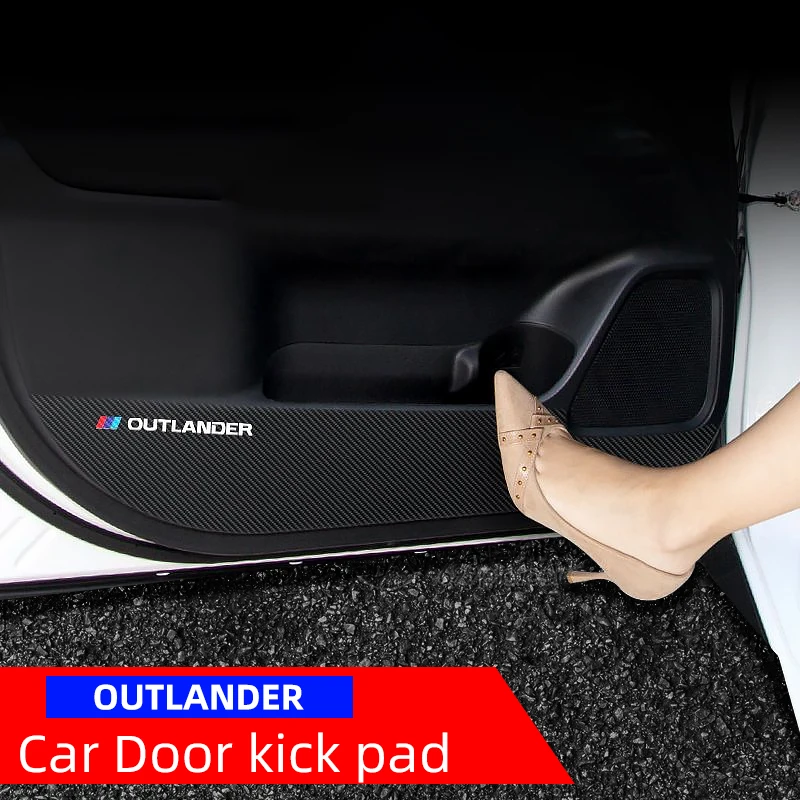 CustomCarbonFiberTextureCouroCarDoorKickPadportaluvasdo