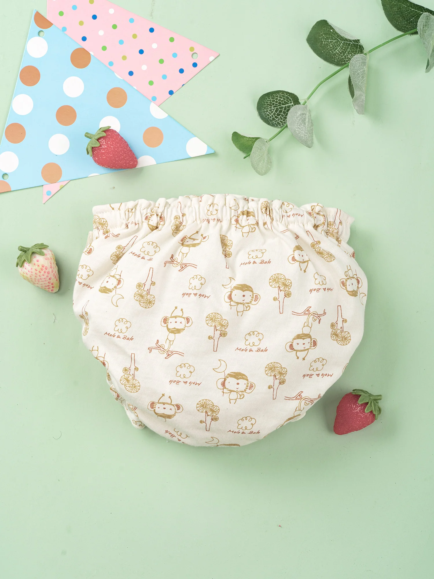 6M-18M Infant Baby Boys Girls Unisex Brief Bread Pants Diapers Cover for Kids Daily Casual Wear Child Under Dress Wear Costume