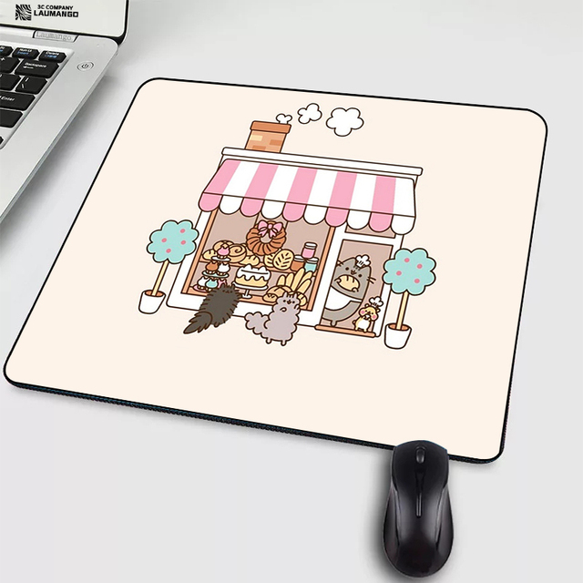 Cat Cartoon Mouse Pad Anime Mausepad PC Gamer Cabinet Tapis De Souris Varmilo Keyboard Gaming Accessories Laptop Mousepad