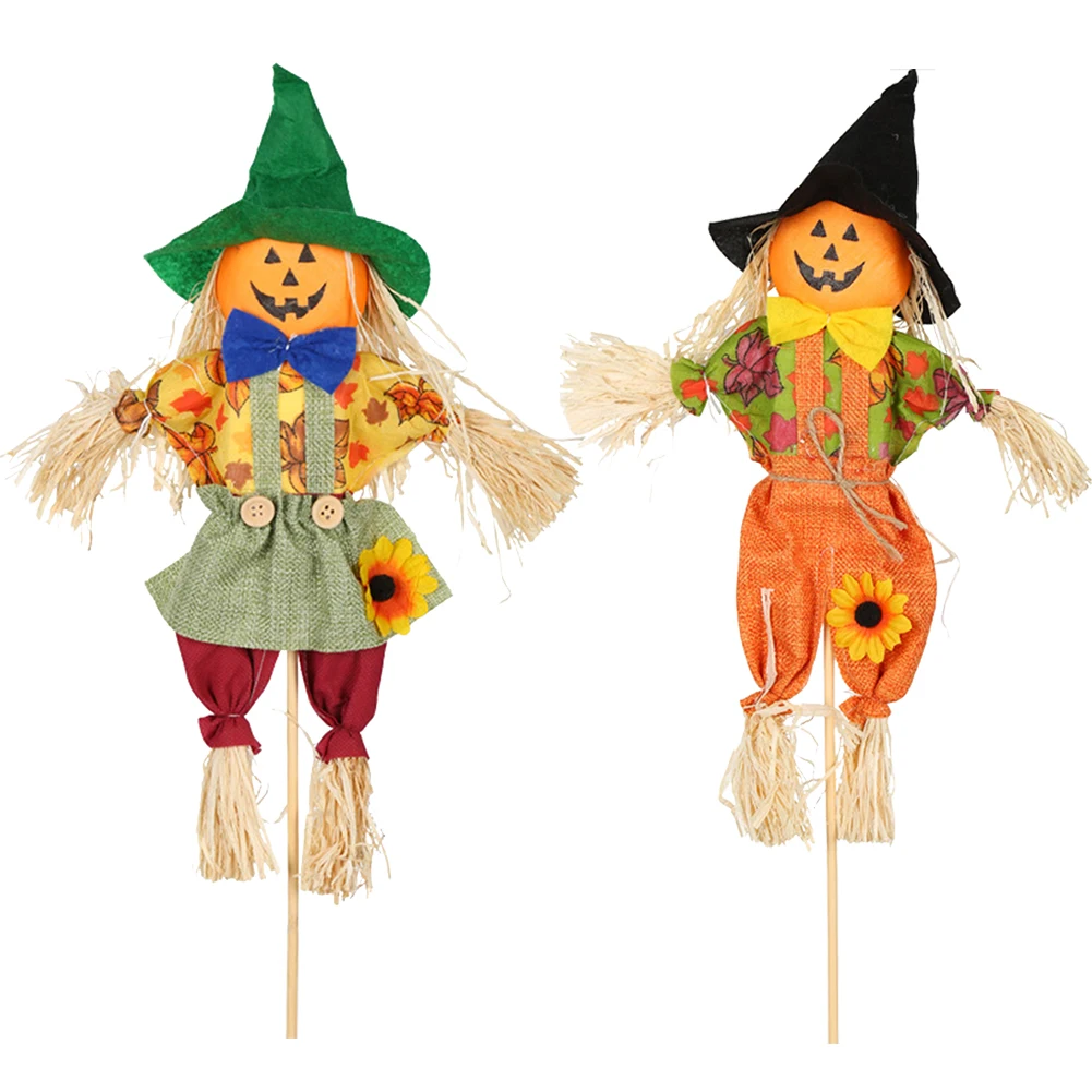 Fall Harvest Scarecrow Decor for Garden Yard Porch