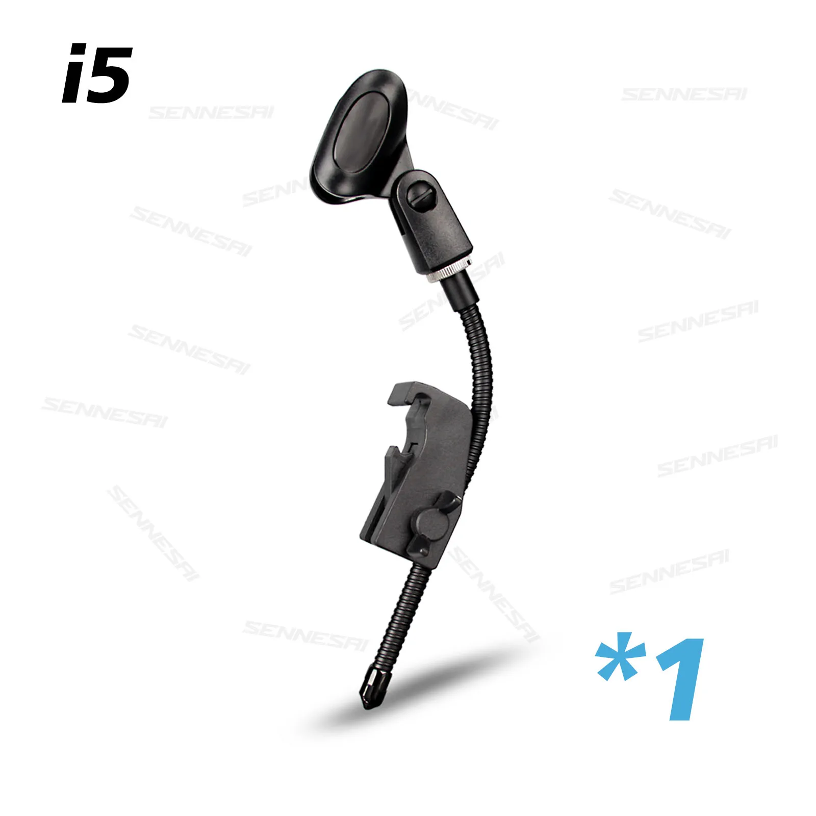 Premium Instrument Microphone Drum Clamp - Durable Plastic & Copper Percussion Clip
