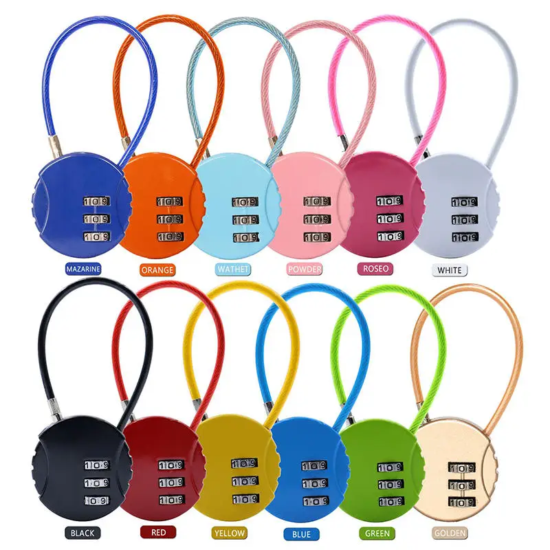 Digit Combination Lock, Luggage Locks Suitcase Locks With Code Safe Cipher Lock For Gym Locker Travel Backpacks Drawer