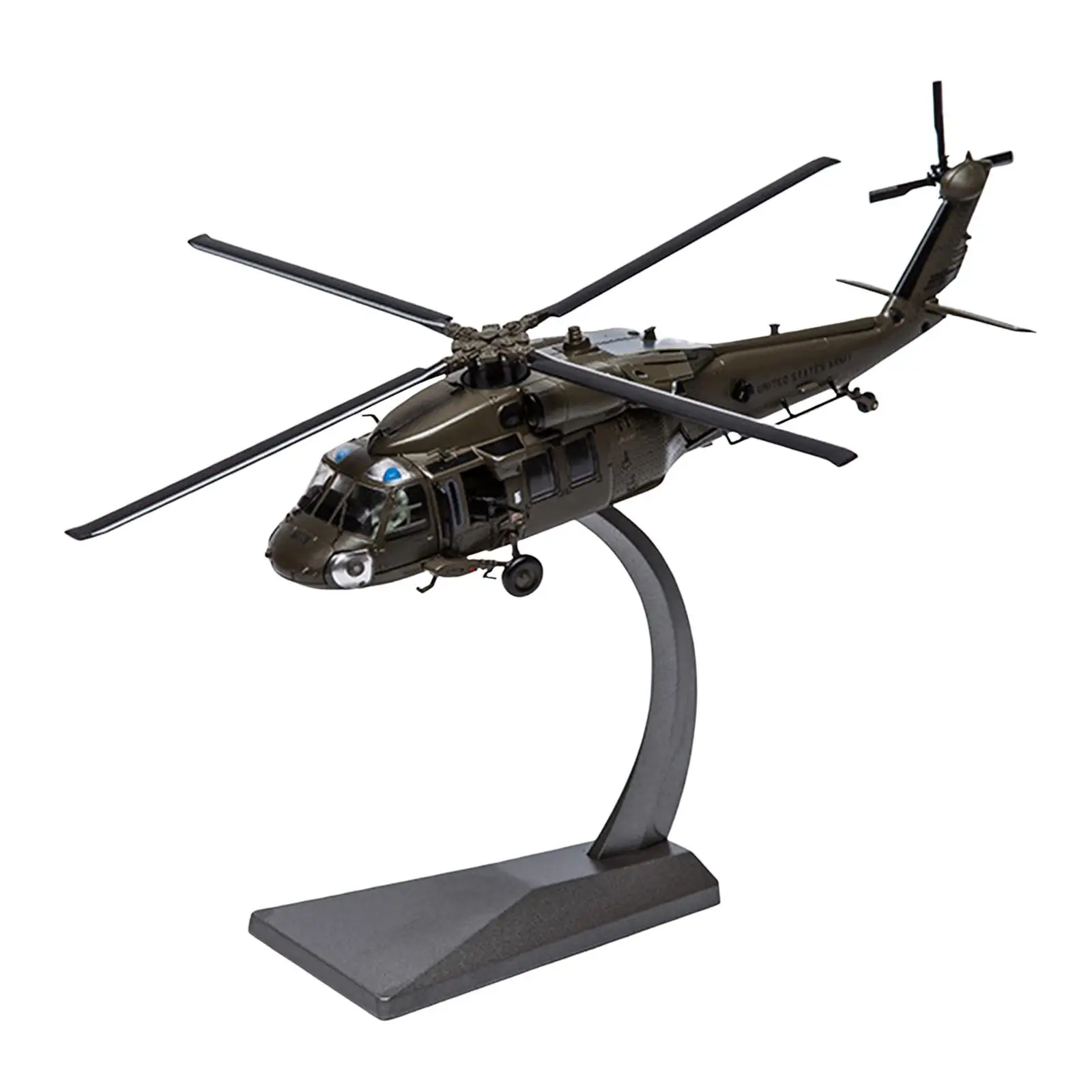 

1:72 Simulation Helicopter Aircraft Diecast Model Aviation with Stand Airplane Souvenirs Kids Toys Boys Gift Keepsake Decoration