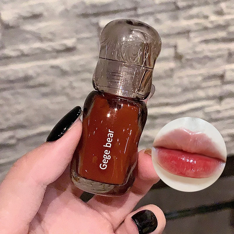 Gege Bear Crystal Gloss Lip Tint — Autumn/Winter Hydrating Formula, Mirror-Gloss Finish, Youthful Plumping Effect 5