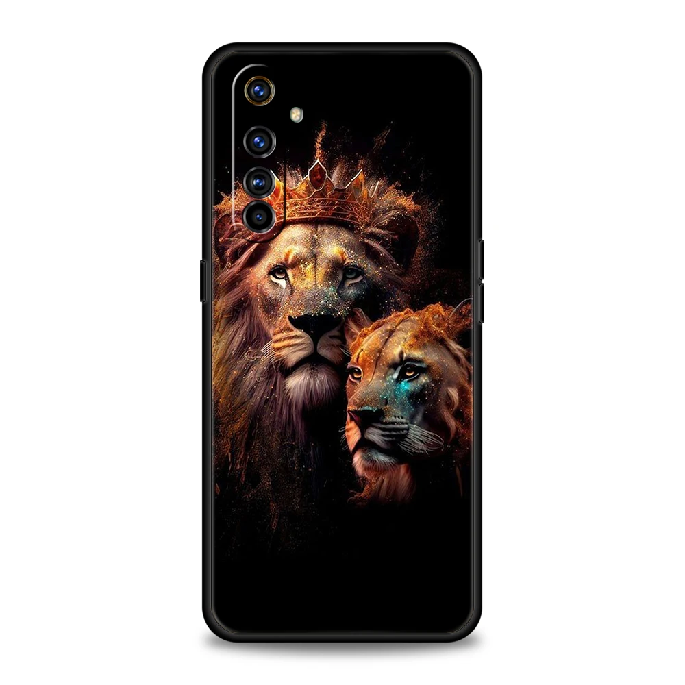 The Lion Shockproof Silicone Phone Case - Durable Protective Shell with Stylish Design