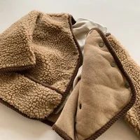 2025 Baby Coat Autumn and Winter Soft Warm Baby Boy's Jacket Coat Casual Cardigan Polar Fleece 1-7Year Baby Girl Coat