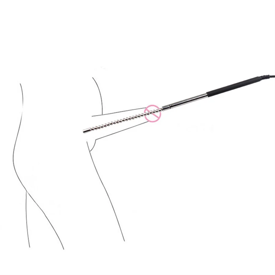 Penis Sex Toys Sex Toy for Men Horse Eye Stick Stimulation Urethral Plug Urethra Beads Stainless Steel Electro Stimulation Male Masturbator
