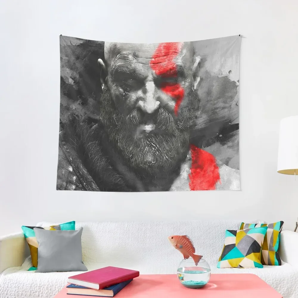 

150 Kratos Paint Tapestry Room Decor Room Ornaments Wall Deco Tapestry