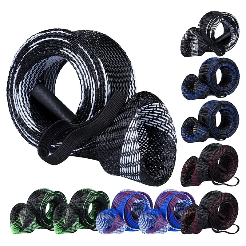 

10 шт., защитные плетеные сетчатые Чехлы для удочек