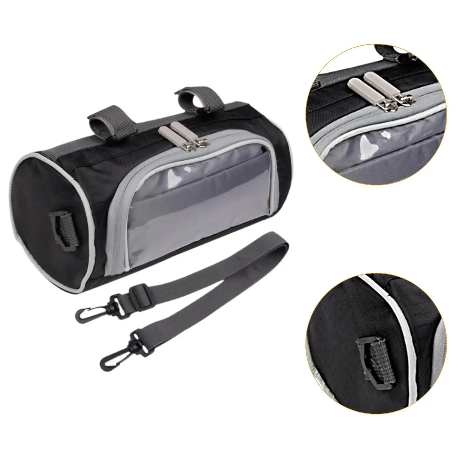 Bike Handlebar Bag Front Bag Water Resistant with Adjustable Strap Handy Men's Shoulder Bag Small Bicycle Handle Bar Bag Bike Handlebar Bag Front Bag Water Resistant with Adjustable Strap Handy Men's Shoulder Bag Small Bicycle Handle Bar Bag